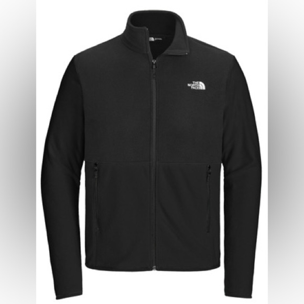 The North Face Classic Black Softshell Glacier Microfleece Jacket
